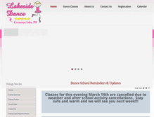 Tablet Screenshot of conneautlakedance.com
